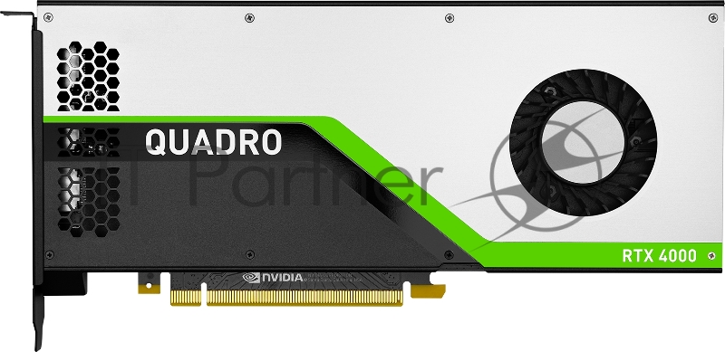 Видеокарта VGA PNY NVIDIA Quadro RTX 4000, 8 GB GDDR6,DisplayPort 1.4 (3) + VirtualLink, PCI Express 3.0 x16