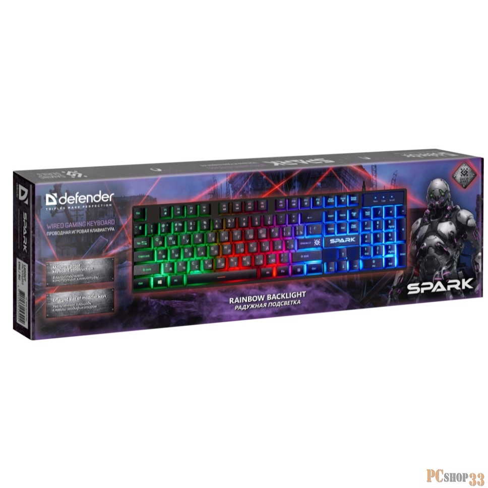 Клавиатура USB DEFENDER GK-300L RU 45300