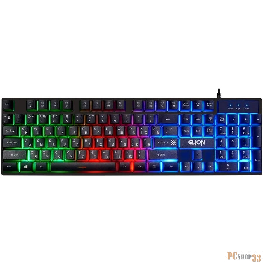 Клавиатура + мышка DEFENDER GLION C-123 RU PROMEGAJET 45123