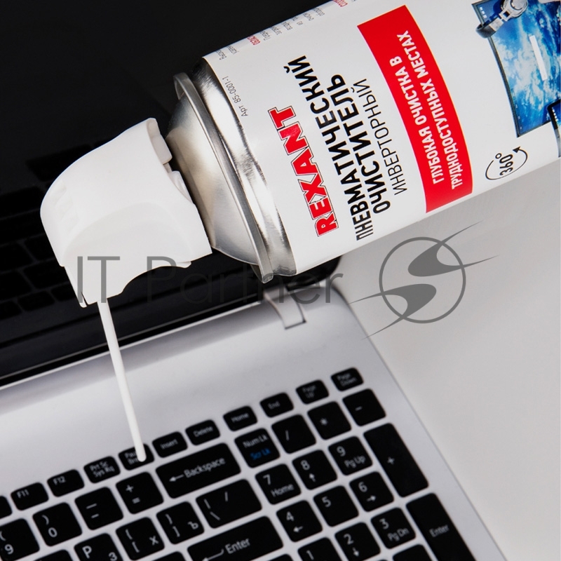 Сжатый воздух (пневматический очиститель) DUST OFF, REXANT, 230 мл, аэро, инверторный