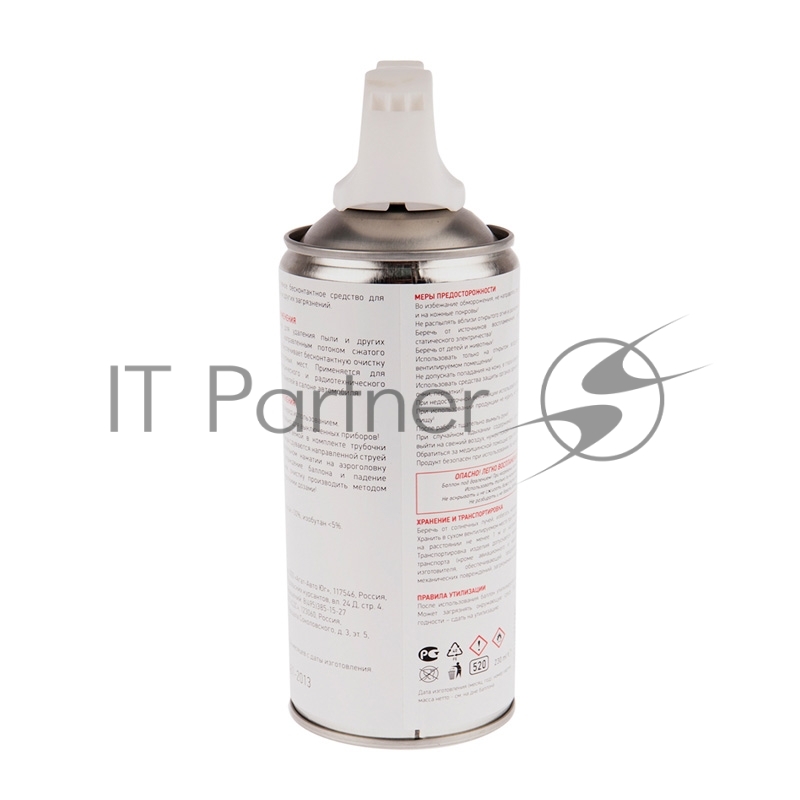 Сжатый воздух (пневматический очиститель) DUST OFF, REXANT, 230 мл, аэро, инверторный