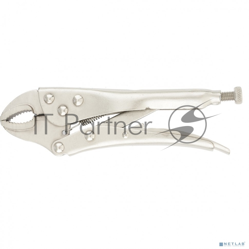 Зажим SPARTA 184205 ручной 180мм полукруглый захват