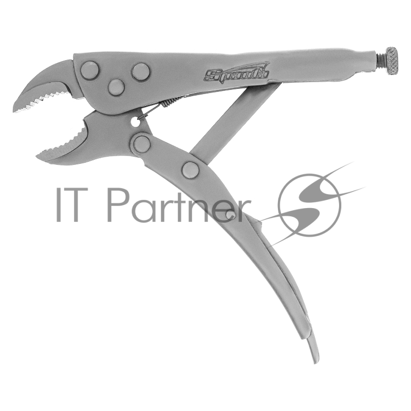 Зажим SPARTA 184205 ручной 180мм полукруглый захват