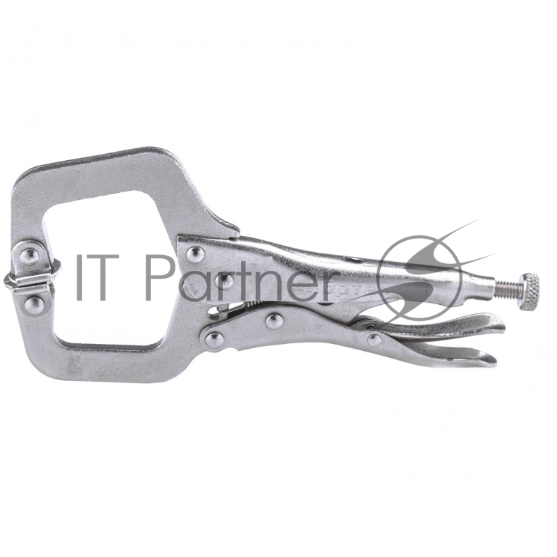 Зажим СИБРТЕХ 18425 ручной увеличенный захват подвижные губки 170мм