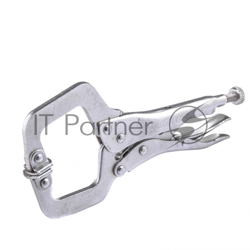 Зажим СИБРТЕХ 18425 ручной увеличенный захват подвижные губки 170мм