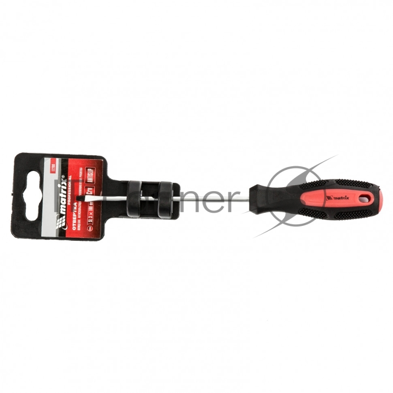 Отвертка MATRIX 12208 SL3х100мм CrV двухкомп. рукоятка
