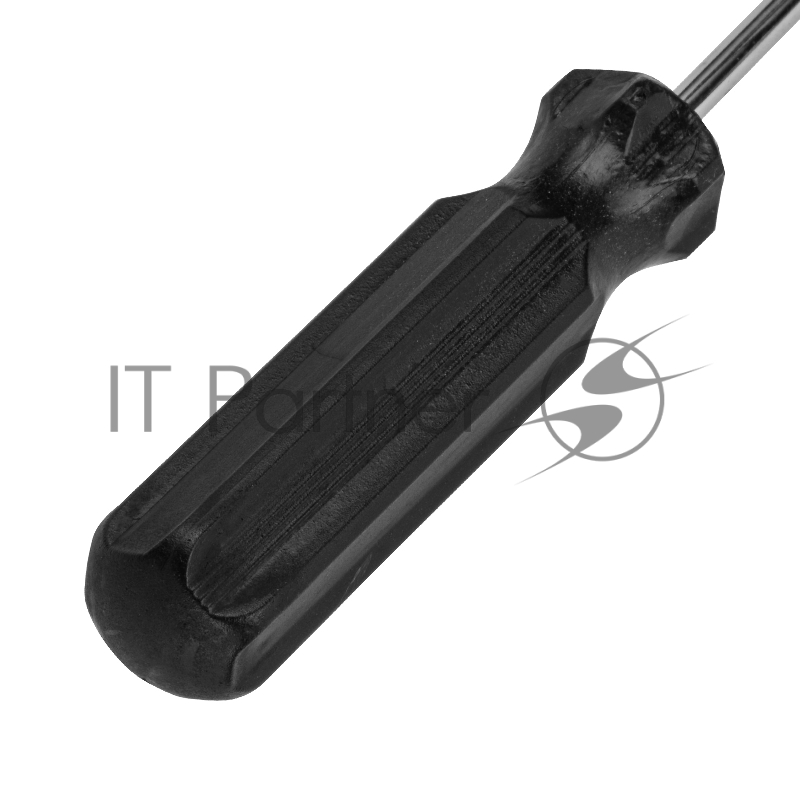 Отвертка SPARTA 13211 ph1х75мм углеродистая сталь черная пластиковая рукоятка