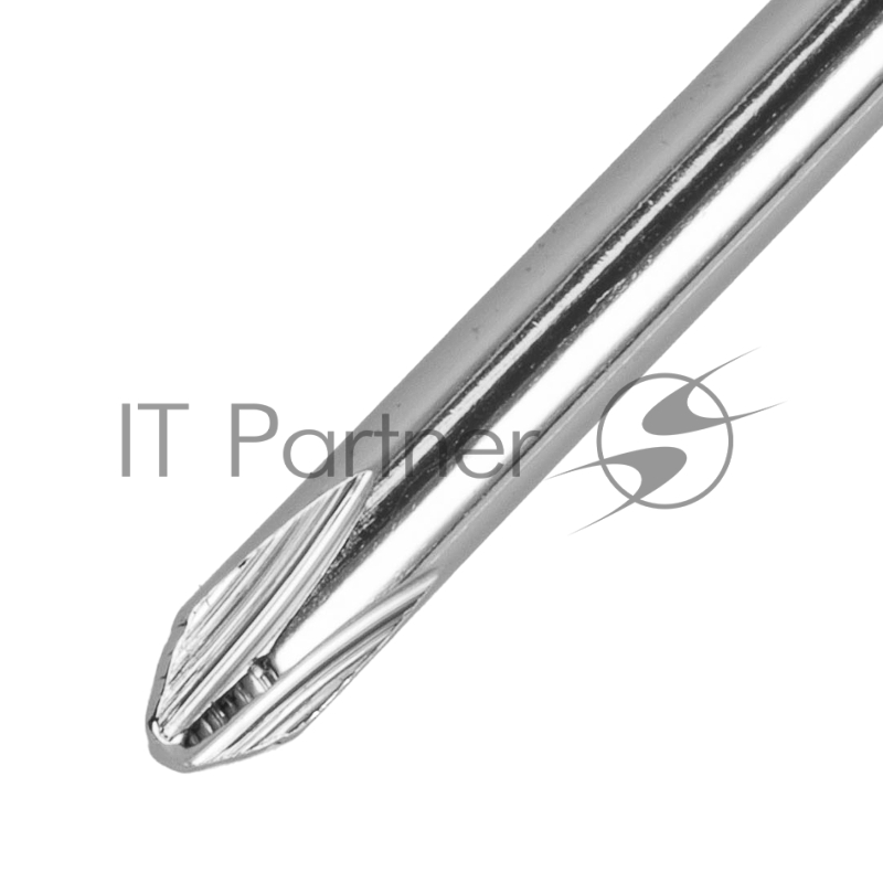 Отвертка SPARTA 13211 ph1х75мм углеродистая сталь черная пластиковая рукоятка