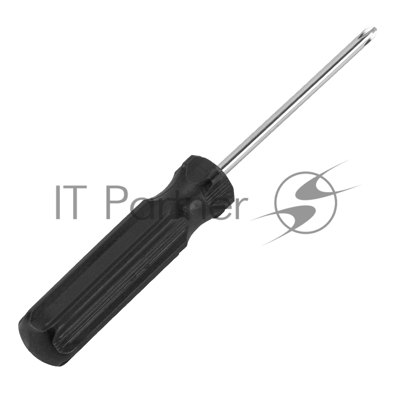 Отвертка SPARTA 13211 ph1х75мм углеродистая сталь черная пластиковая рукоятка