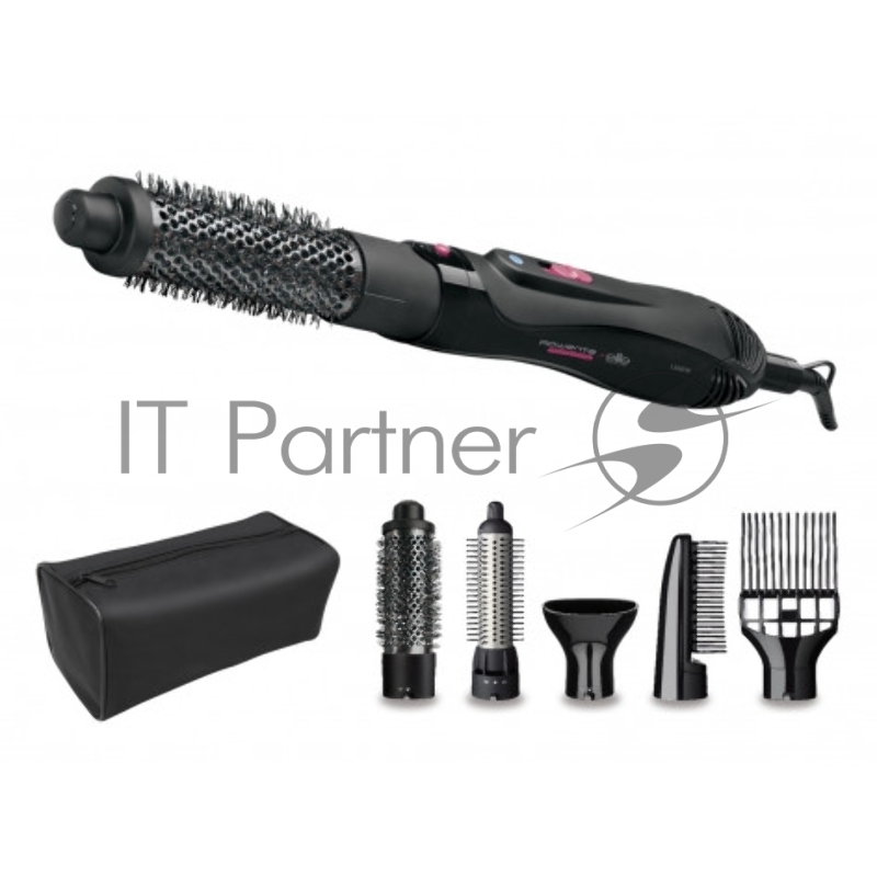 Фен-щетка Rowenta CF8252F0 1200Вт черный