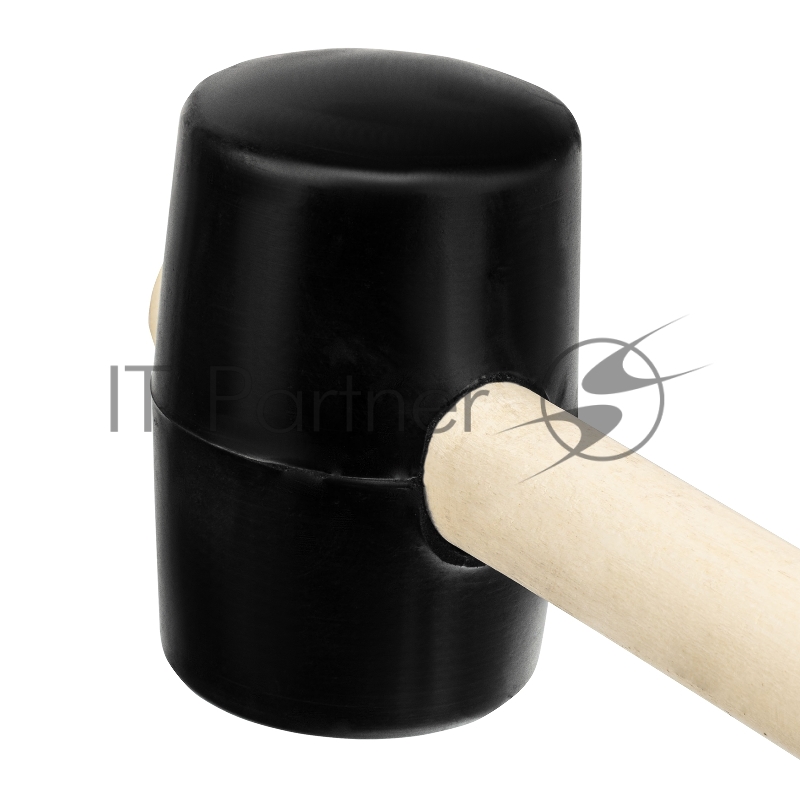 Киянка SPARTA 111505 резиновая 450г черная резина деревянная рукоятка