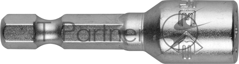 Головка ЗУБР МАСТЕР 26392-07-02 магнитная Cr-V E 1/4 7х45мм 2шт