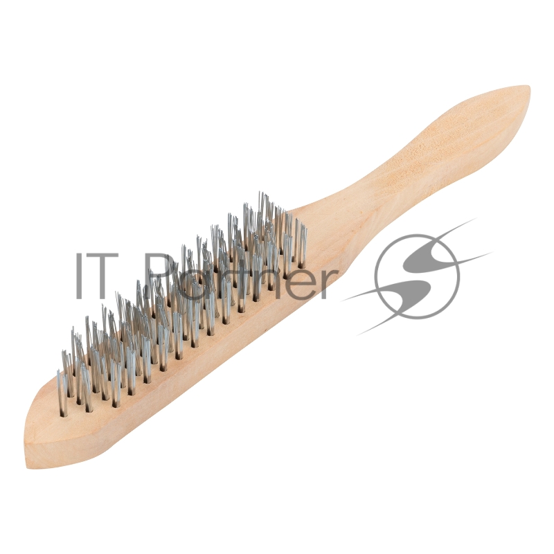 Кордщетка ручная SPARTA 748245 5-рядная металлическая с деревянной ручкой