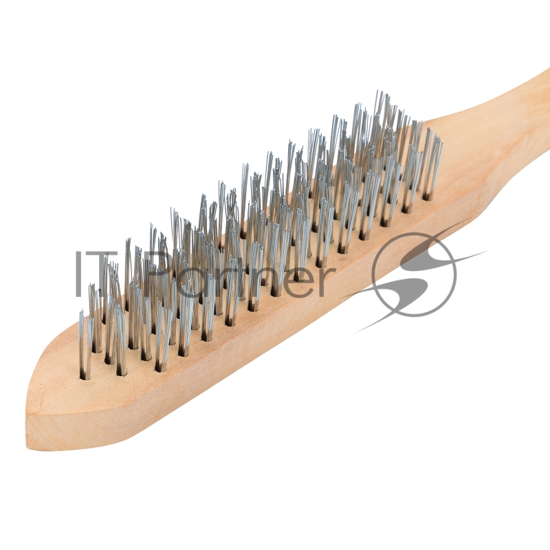 Кордщетка ручная SPARTA 748245 5-рядная металлическая с деревянной ручкой