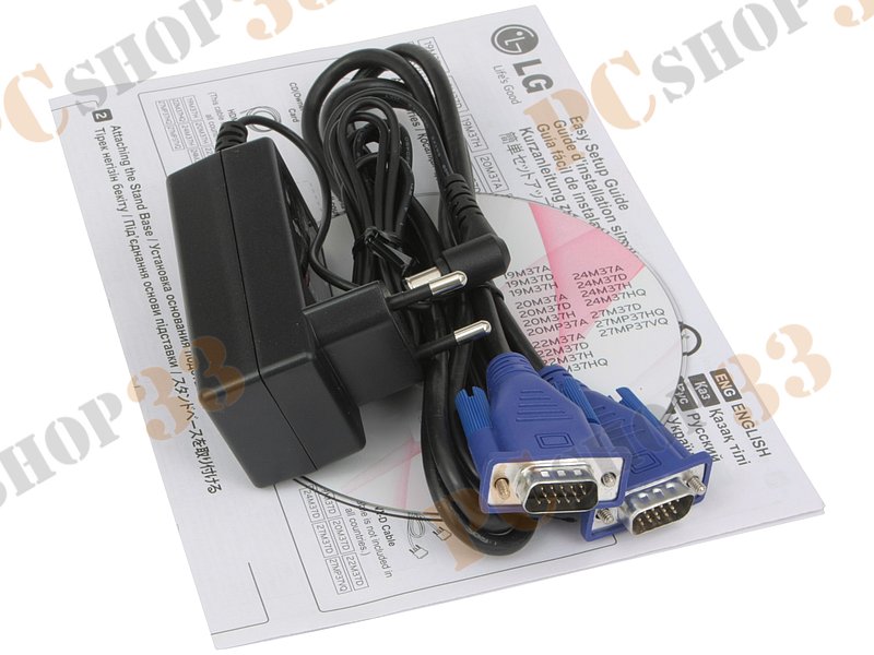 ЖК-монитор 18.5 LG 19M38A BB 1366x768, 5мс, черный (D-Sub)