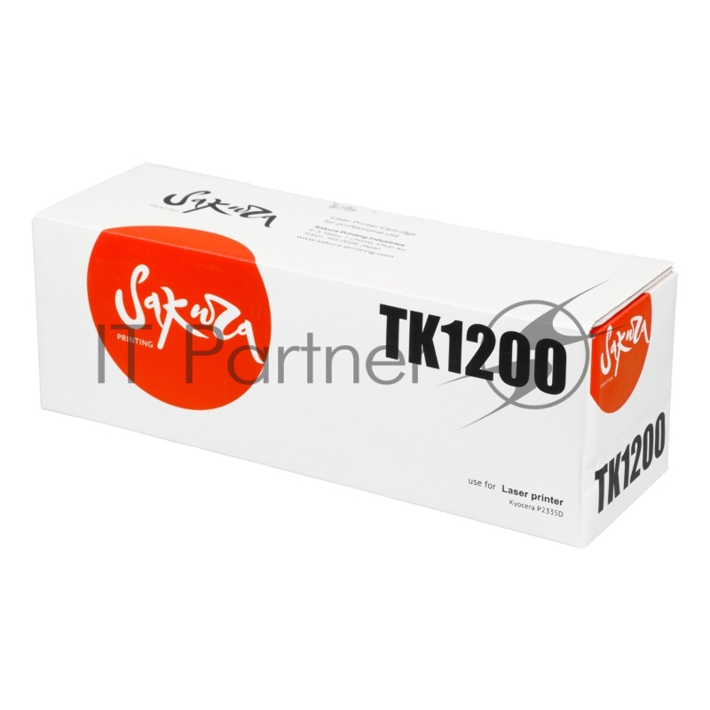 Картридж SAKURA TK1200 для Kyocera Mita ECOSYS M2235dn/ M2735dn/ M2835dw, P2335d/ P2335dn/ P2335dw, черный, 3 000 к.