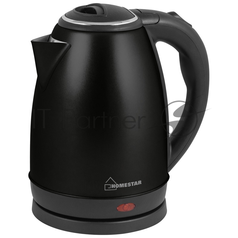 Чайник электрический Homestar HS-1010 (1,8 л) стальной черный
