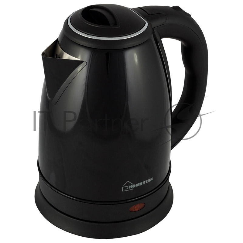 Чайник электрический Homestar HS-1010 (1,8 л) стальной черный