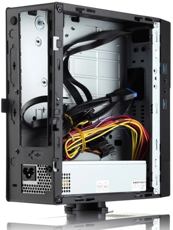 Корпус SlimDesktop Foxline FL-BQ5 220W black (mITX, USB 3.0x2, 220W) (FL-BQ5+FLX-220-U32)