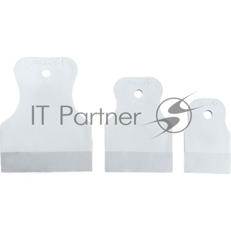 Набор шпателей MATRIX 40-60-80 мм, белая резина,3 шт.//858275