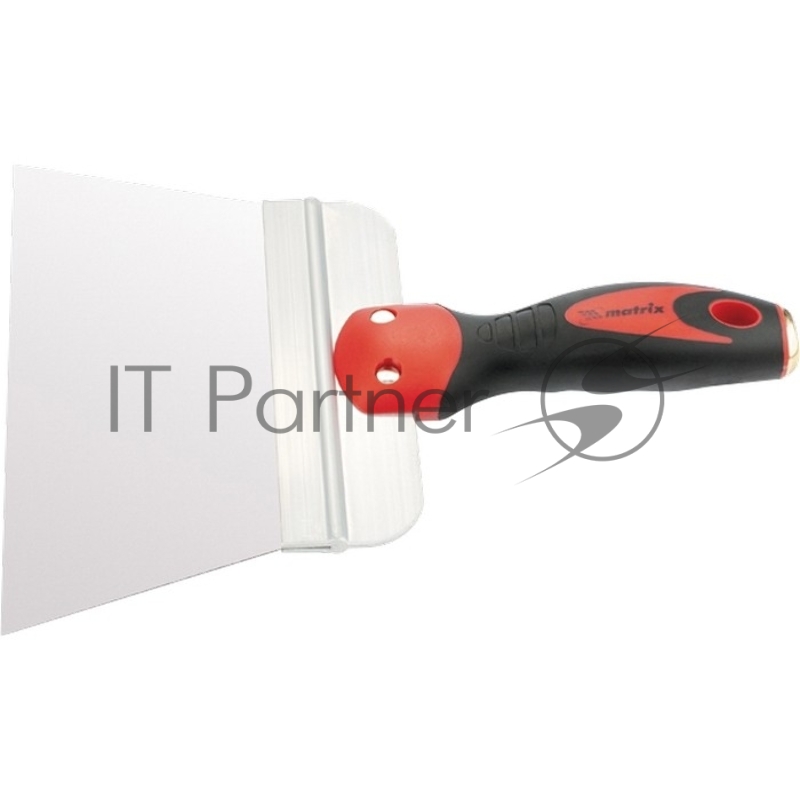 Шпатель MATRIX фасадный из нержавеющей стали, 200 мм, 2-комп. ручка, широкое полотно// 85502