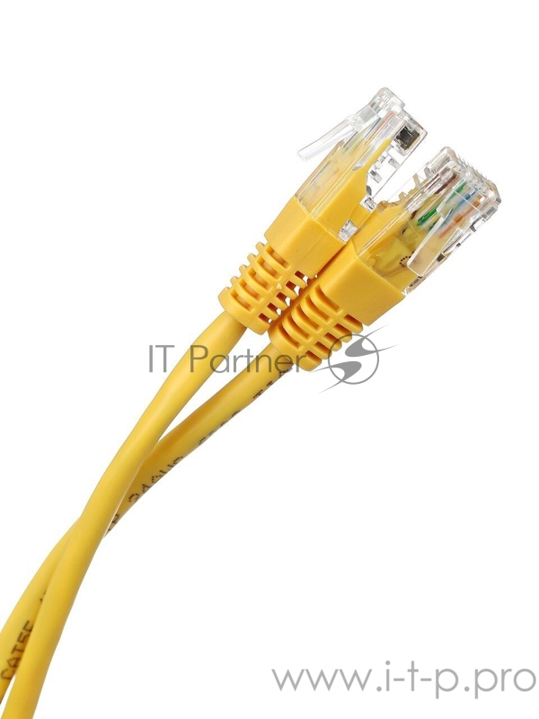 Патчкорд литой Aopen/Qust UTP кат.5е 3м желтый (ANP511_3M_Y)