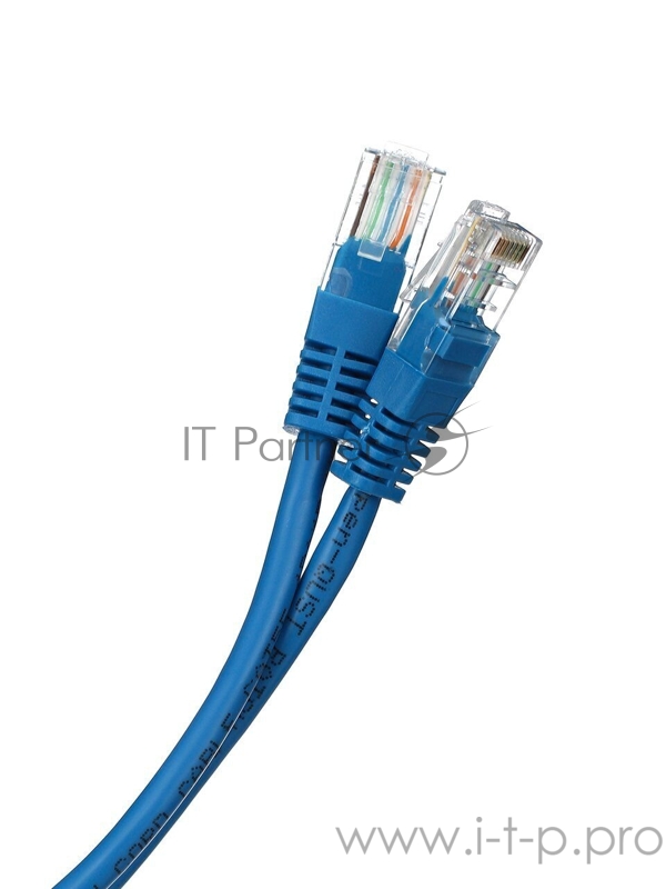 Патчкорд литой Aopen/Qust UTP кат.5е 1м синий (ANP511_1M_B)