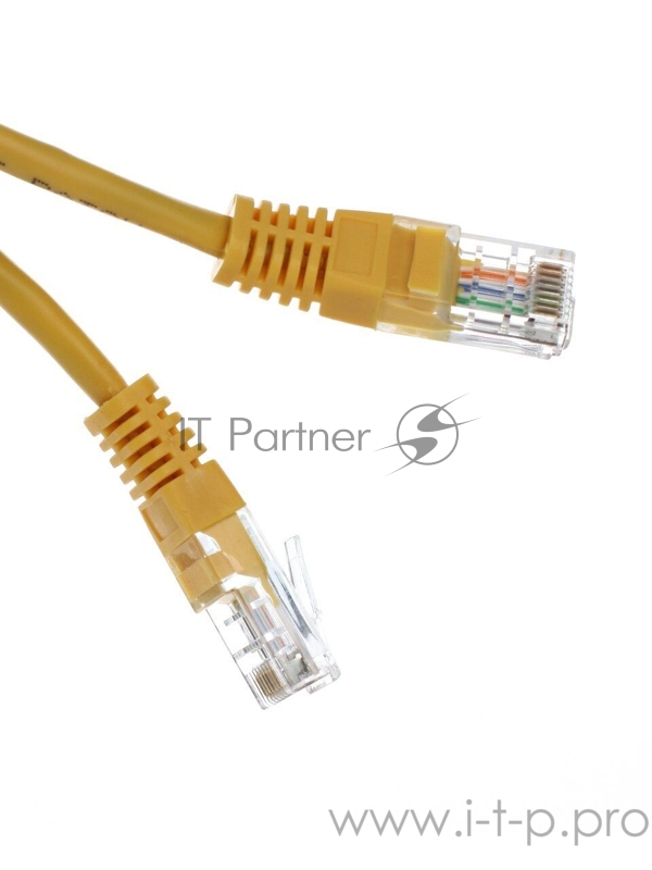 Патчкорд литой Aopen/Qust UTP кат.5е 20м желтый (ANP511_20M_Y)