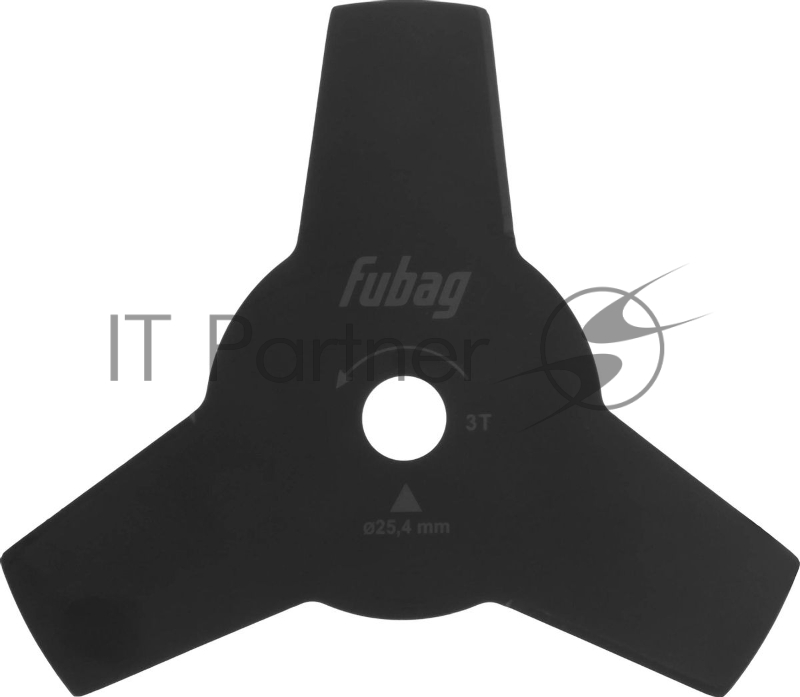 Триммерный диск FUBAG , 3 лопасти, внешний диаметр 255мм, посадочный диаметр 25.4мм, толщина 1.6мм 38739
