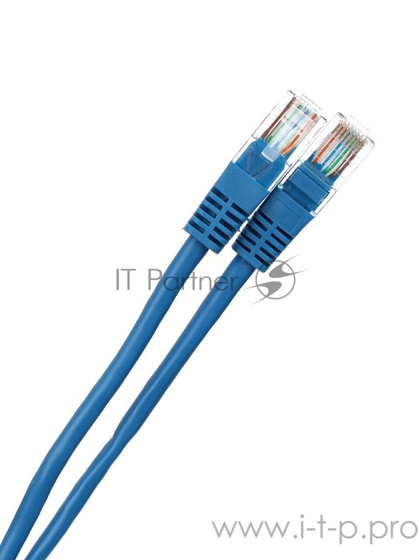 Патчкорд литой Aopen/Qust UTP кат.5е 10м синий (ANP511_10M_B)