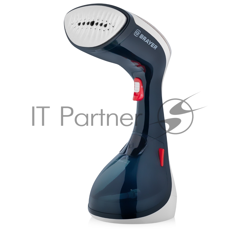 Отпариватель BRAYER BR4123, 1630 Вт, пар 25 г/мин, съем.щетка, фиксация пара, 270 мл