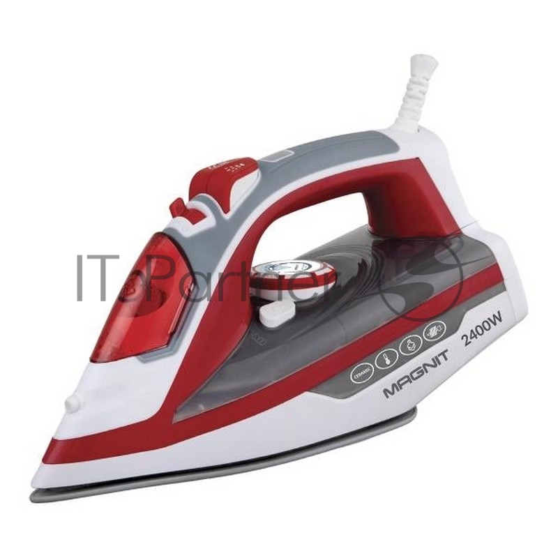 Утюг MAGNIT RMI-1741 2400Вт, крас/серый