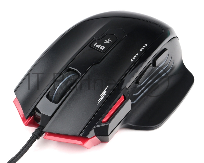 Мышь игровая Гарнизон GM-790G, 6 кнопок + колесо кнопка, грузики, 3200DPI, кабель 1.5м