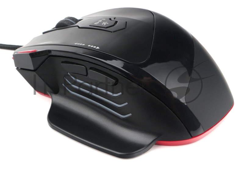 Мышь игровая Гарнизон GM-790G, 6 кнопок + колесо кнопка, грузики, 3200DPI, кабель 1.5м