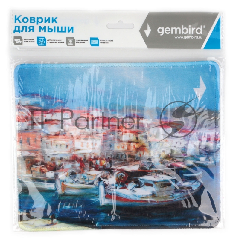 Коврик для мыши Gembird MP-ART3, рисунок- ART3, размеры 220*180*1мм, ткань+резина