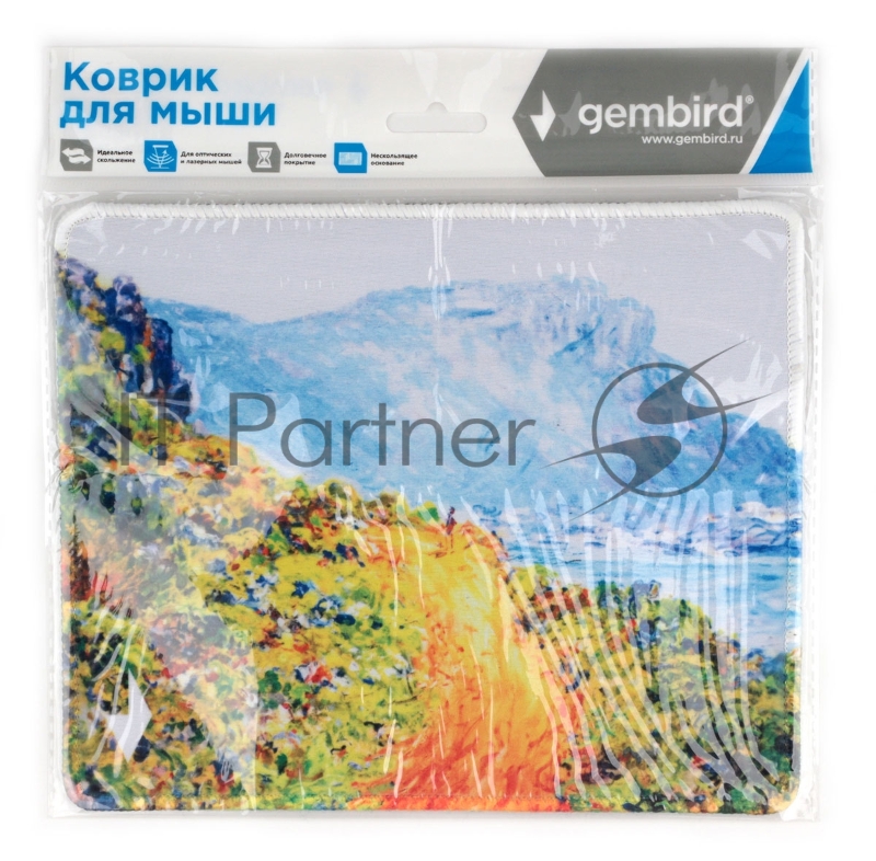 Коврик для мыши Gembird MP-ART4, рисунок- ART4, размеры 220*180*1мм, ткань+резина