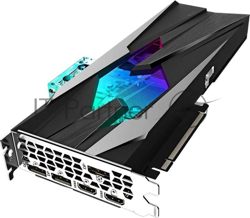 Видеокарта Gigabyte PCI-E 4.0 GV-N3080GAMINGOC WB-10GD 2.0 LHR NVIDIA GeForce RTX 3080 10240Mb 320 GDDR6X 1800/19000 HDMIx2 DPx3 HDCP Ret