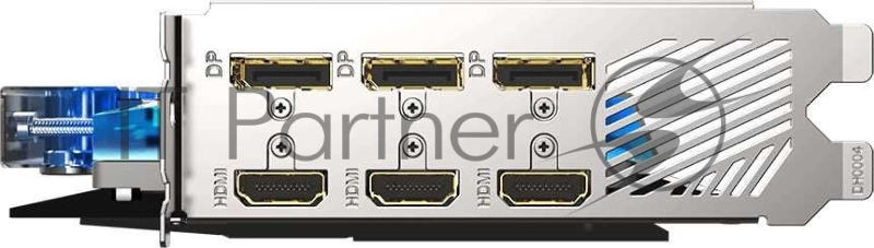 Видеокарта Gigabyte PCI-E 4.0 GV-N3080AORUSX WB-10GD 2.0 LHR NVIDIA GeForce RTX 3080 10240Mb 320 GDDR6X 1845/19000 HDMIx3 DPx3 HDCP Ret