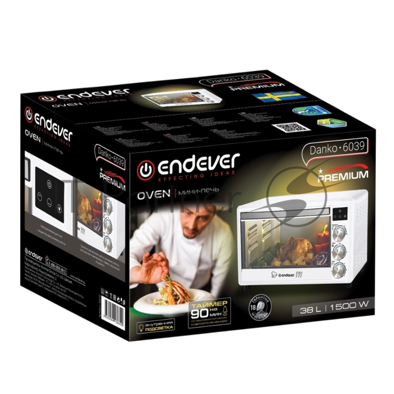 Мини-печь Endever Danko 6039 белый