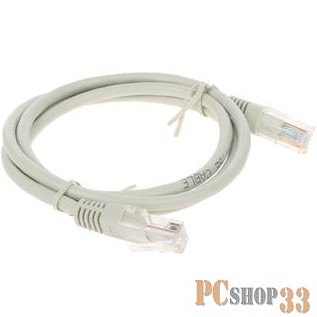 Патч-корд медный UTP Cablexpert PP10-1M кат.5e, 1м, литой, многожильный (серый)