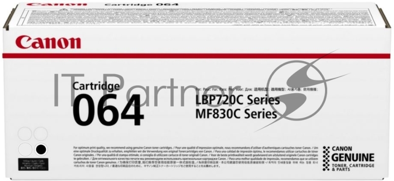 Картридж лазерный Canon CRG 064 BK 4937C001 черный (1500стр.) для Canon MF832Cdw