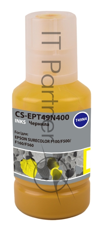 Чернила Cactus CS-EPT49N400 желтый140мл для Epson SureColor SC-F100/F500