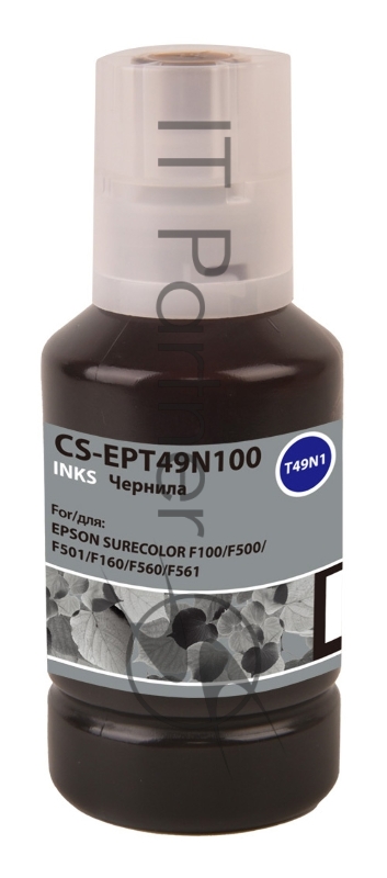 Чернила Cactus CS-EPT49N100 черный140мл для Epson SureColor SC-F100/F500