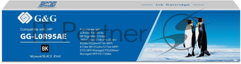 Картридж струйный G&G GG-L0R95AE 913A GG-L0R95AE черный (85мл) для HP PW 352dw/377dw/Pro 477dw/452dw