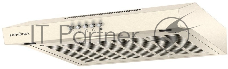 Вытяжка козырьковая Krona Ermina 500 слоновая кость управление: кнопочное (1 мотор)