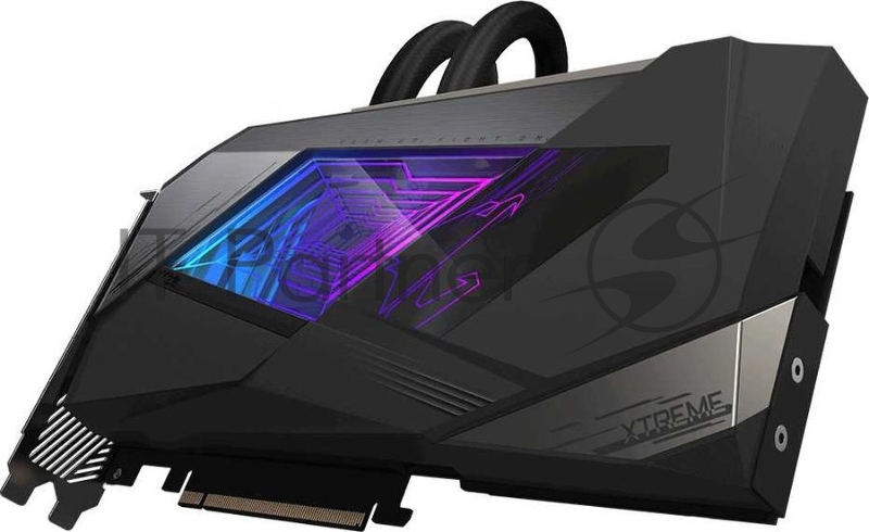 Видеокарта Gigabyte PCI-E 4.0 GV-N3080AORUSX W-10GD 2.0 LHR NVIDIA GeForce RTX 3080 10240Mb 320 GDDR6X 1845/19000 HDMIx3 DPx3 HDCP Ret