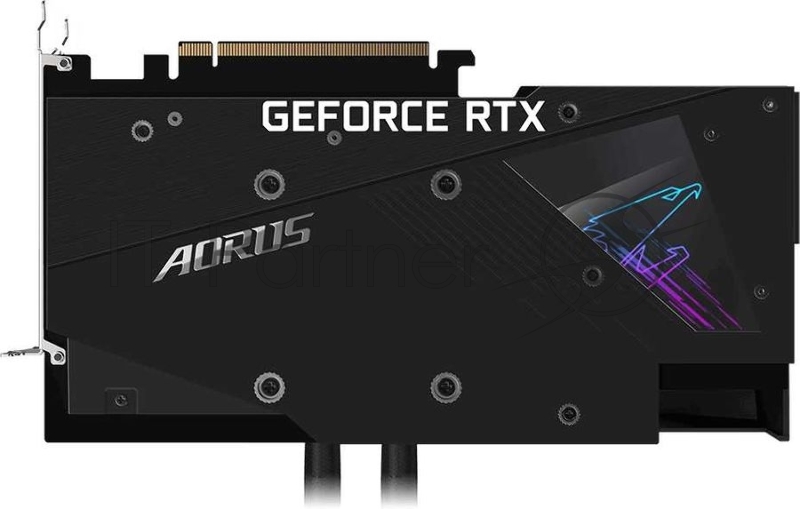 Видеокарта Gigabyte PCI-E 4.0 GV-N3080AORUSX W-10GD 2.0 LHR NVIDIA GeForce RTX 3080 10240Mb 320 GDDR6X 1845/19000 HDMIx3 DPx3 HDCP Ret