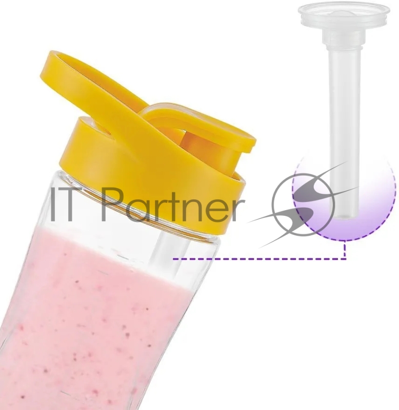 Блендер стационарный Kitfort КТ-3055-2 300Вт белый/желтый