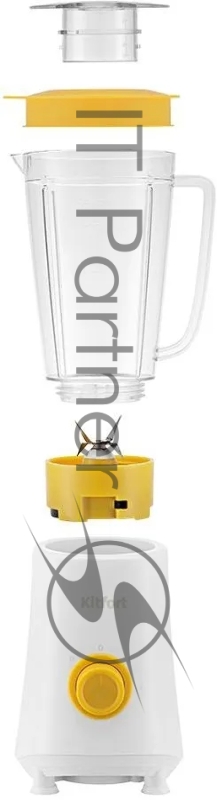 Блендер стационарный Kitfort КТ-3055-2 300Вт белый/желтый