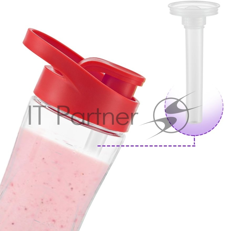 Блендер стационарный Kitfort КТ-3055-3 300Вт белый/красный